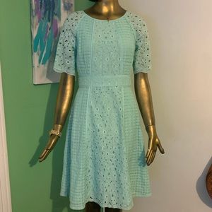 Antonio Melani floral lace A-line dress